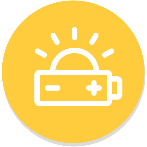 solar Pv battery storage icon