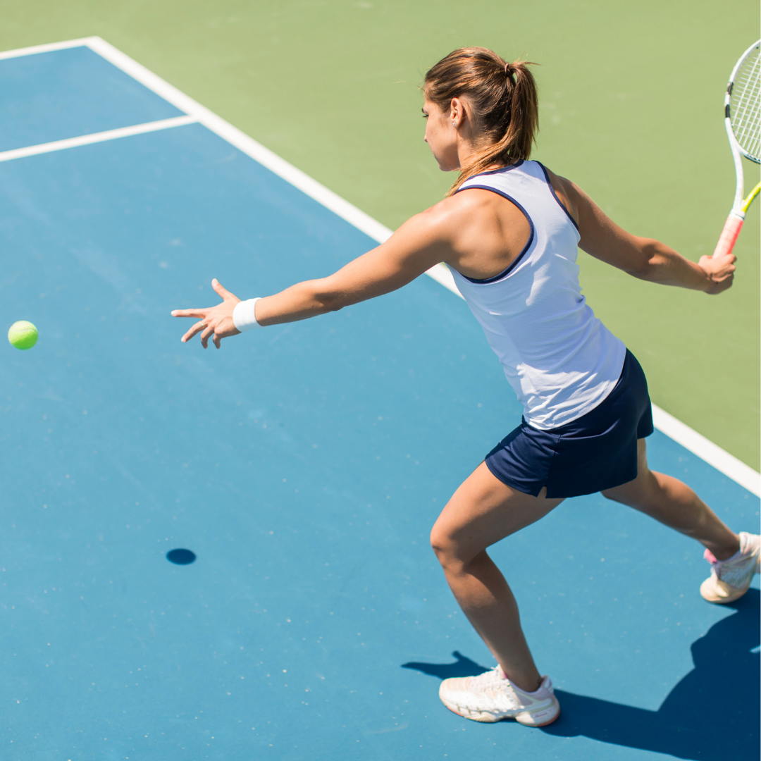 person playing tennis